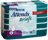 Attends Briefs Large Ultimate Protection  -  18 EA