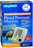 LifeSource Advanced Blood Pressure Monitor Manual Inflate UA-705V - 1 EA