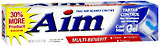 Aim Multi-Benefit Tartar Control Toothpaste 5.5 Ounces