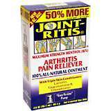 Joint-Ritis Arthritis Pain Reliever, Maximum Strength Menthol (16%), Easy-to-Use Pump, Bonus  - 3oz