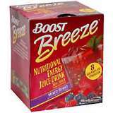 Boost Nutritional Energy Juice Drink, Mixed Berry  - 4ea