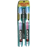 Reach Toothbrushes Advanced Design Soft Full Head 2-Pack - 2 EA