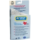 Rx Comfort Socks Size 11-13 Large White - 1 PR