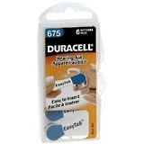 Duracell Hearing Aid Batteries EasyTab 6-Pack DA675N6 - 6 EA