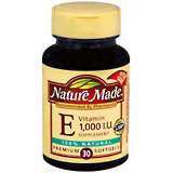 Nature Made Vitamin E 1000 IU Softgels Natural - 30 Caplets