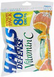 Halls Defense Vitamin C Drops Assorted Citrus  -  80 EA