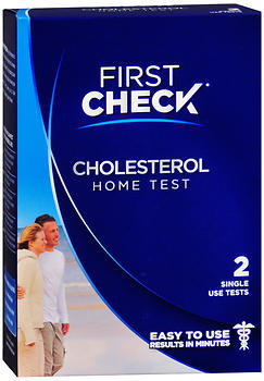 First Check Home Test Cholesterol 2-Pack - 2 EA