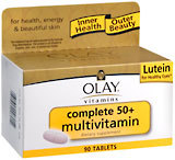 OLAY Vitamins Wellness Nutrients Complete Woman's 50+ Tablets - 90 TB