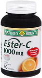 Nature's Bounty Ester-C 1000 mg Tablets  -  90 Tablets