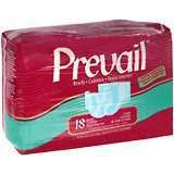 Prevail Adult Briefs Large 45 to 58 inches - 18 EA