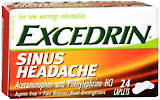 Excedrin Sinus Headache Caplets - 24 CP