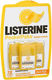 Listerine PocketPaks Fresh Citrus 3-Pack - 72 EA ( 6 Pack)