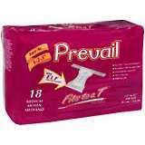 Prevail Fits To A T Pads Medium Hip Size 32 Inches to 45 Inches - 4 Pack x 18 EA
