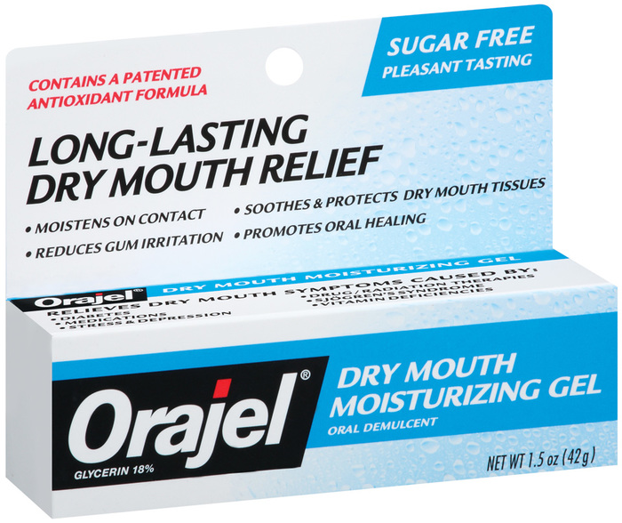 Orajel Dry Mouth Moisturizing Gel  -  1.5 OZ