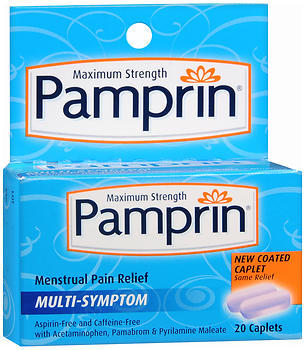 Pamprin Multi-Symptom Tablets - 20 Tablets