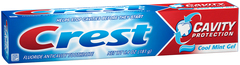 Crest Toothpaste Gel Cool Mint - 6.4 Ounces