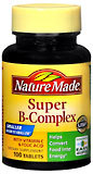 Nature Made Super B-Complex Tablets - 100 Tablets