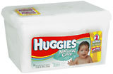 HUGGIES Natural Care Wipes Tub Fragrance Free - 80 EA