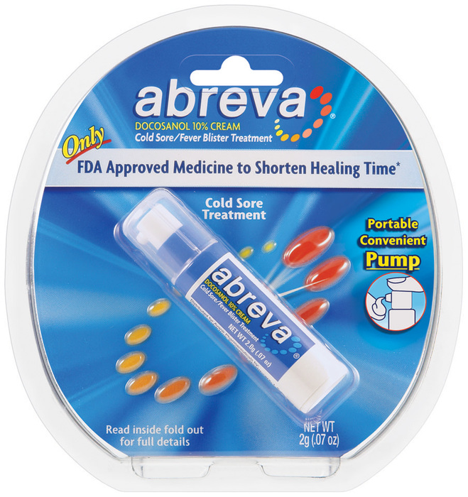 Abreva Cold Sore/Fever Blister Treatment Pump - 2 GM