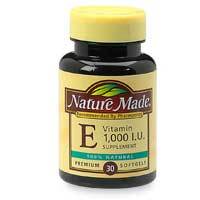 Nature Made Vitamin E Natural   1000 IU   Caplets  30 - 30 Caplets