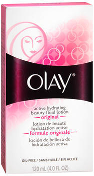Olay Active Hydrating Beauty Fluid Original - 4 Ounces