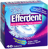 Efferdent Denture Cleanser Tablets - 40 Tablets