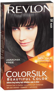 Revlon Ammonia-Free Haircolor, Level 3 Permanent, Black 10/1N  - 1ea