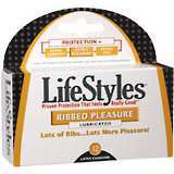 LifeStyles Condoms Ultra Sensitive Ribbed - 12 Each