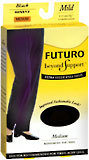 FUTURO Therapeutic Support Knee Highs Ultra Sheer Mild Medium Black  -  1 PR