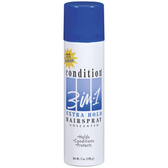 Condition 3-in-1 Hairspray with Sunscreen, Extra Hold, Unscented  - 7oz
