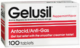 Gelusil Antacid/Anti-Gas, Tablets, Peppermint  - 100ea