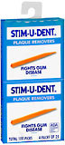 Stim-U-Dent Plaque Removers  - 100ea