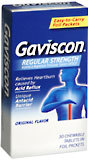 Gaviscon Antacid, Regular Strength, Chewable Tablets  - 30ea