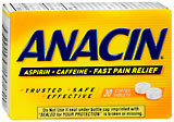 Anacin Pain Reliever, Coated Tablets  - 30ea