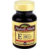 Nature Made Vitamin E 200 IU Softgels Water Soluble - 100 Caplets