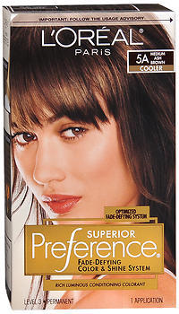 L'Oreal Preference - 5A Medium Ash Brown - 1 Each