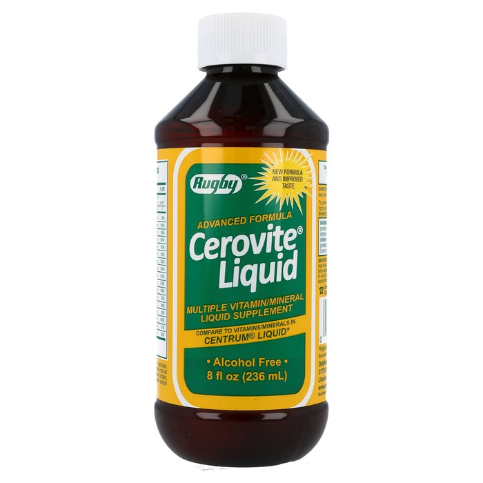 Rugby Cerovite Liquid 8 Oz