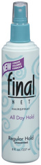 Final Net Hairspray Non-Aerosol Regular Hold Firm Control