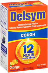 Delsym 12 Hour Cough Relief Liquid Orange - 3 OZ