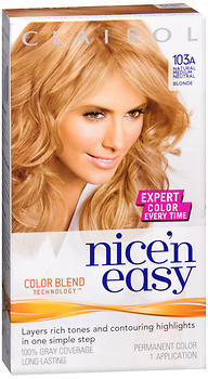 Clairol Nice N Easy Hair Color 103a Natural Medium Neutral Blonde