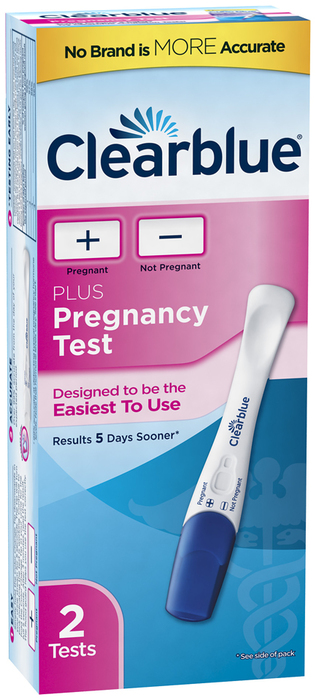 Clearblue Plus Pregnancy Test, 2 tests