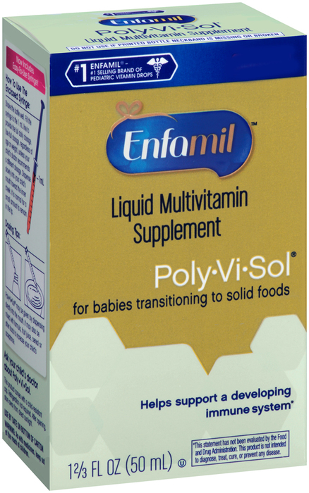 Enfamil Poly-Vi-Sol Multivitamin Supplement Drops - 1.6666 OZ ...