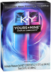 K-Y YOURS&MINE LUB 2X1.5OZ