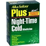 Alka-Seltzer Plus Night-Time Cold Medicine Effervescent Tablets - 36 TB