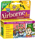Airborne Jr. Effervescent Dietary Supplement, Tablets, Grape  - 10ea