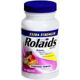 Rolaids Antacid, Extra Strength, Tropical Punch, Tablets  - 100ea