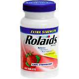 Rolaids Antacid, Extra Strength, Cool Strawberry, Tablets  - 100ea