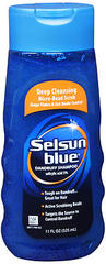 Selsun Blue Dandruff Shampoo Deep Cleansing Micro-Bead Scrub - 11 OZ