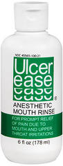 Ulcer Ease Anesthetic Mouth Rinse - 6 OZ