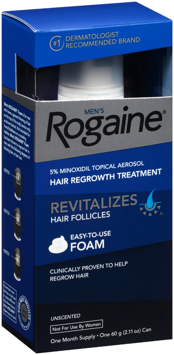 Rogaine Men S Hair Regrowth Treatment Foam Unscented 1 Ea